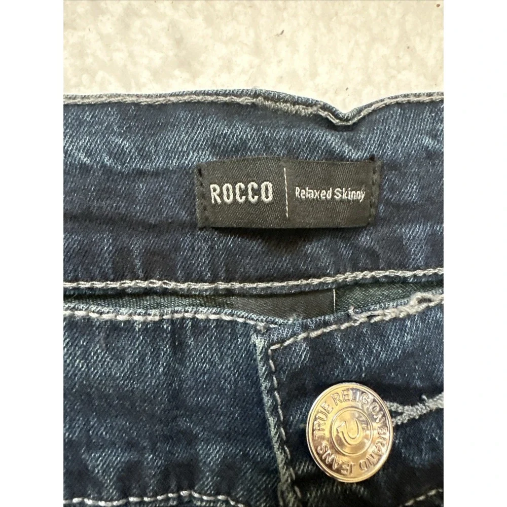 true religion rocco relaxed skinny jeans Men 42‎ No Flap Inseam 32 World Tour